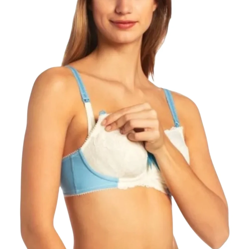 Cake Lingerie Soft-cup Maternity Nursing Bra Color: Sherbet 38D - Picture 2 of 6